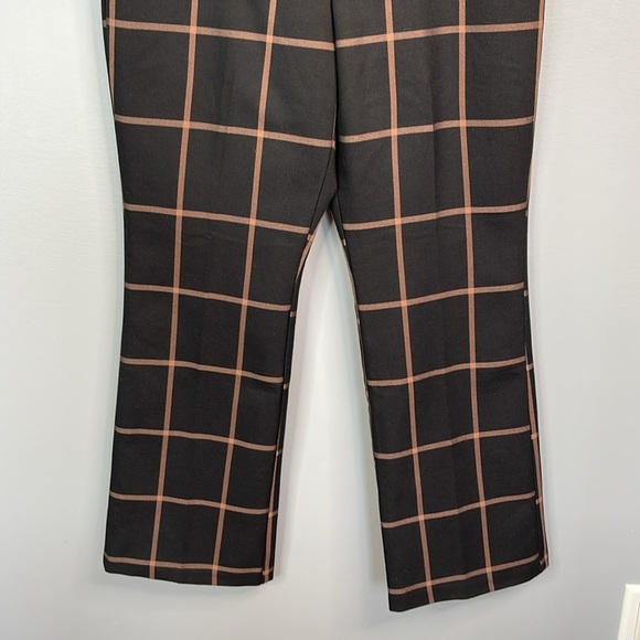 Levi’s Premium Math Club Flare Trousers Bonnie Plaid Rinse Wool Blend Size 29 - Picture 5 of 13